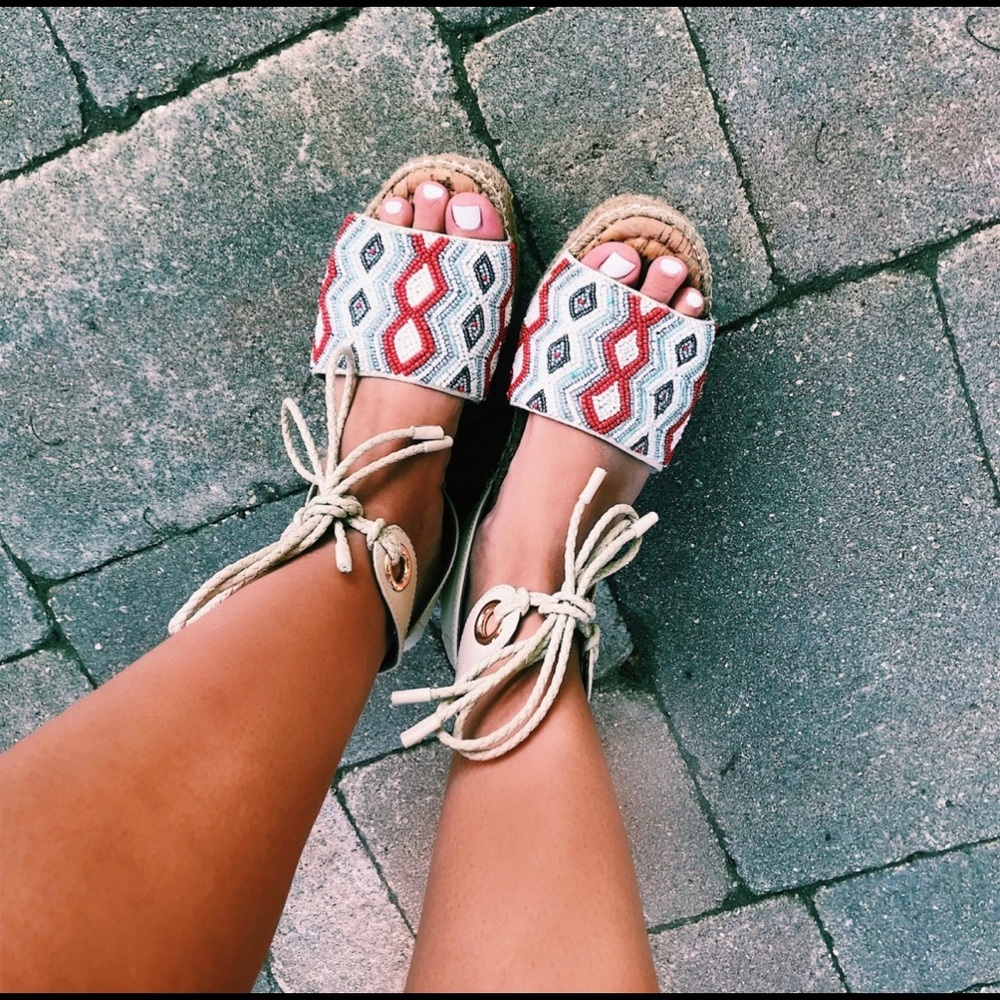 Sam Edelman Beaded Platforms